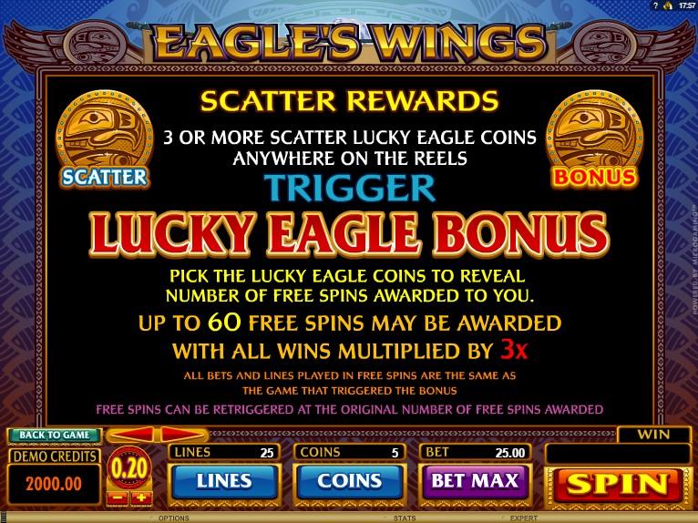 Eagle Wings Slot Game