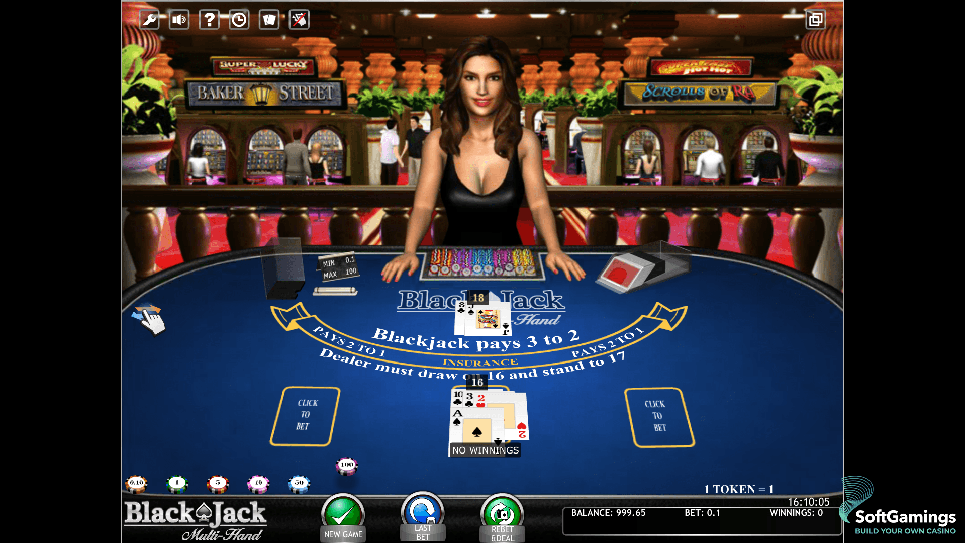 Multi Hand Blackjack