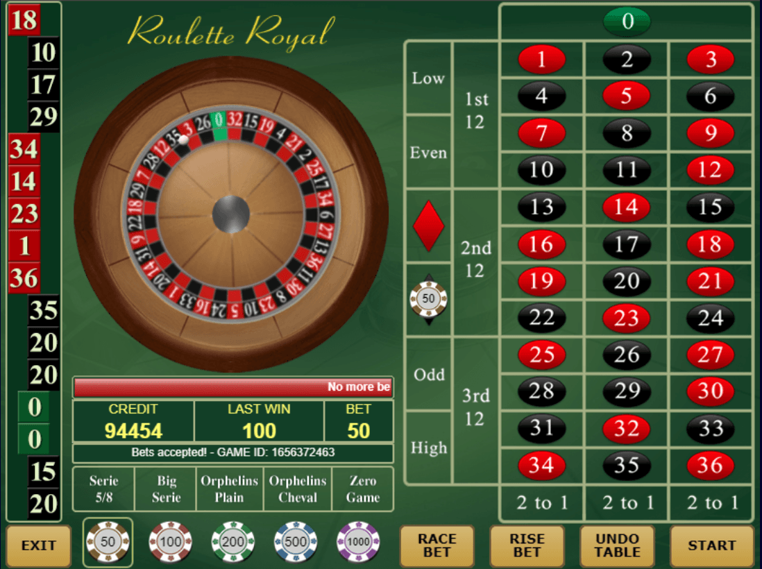 Amatic roulette machine